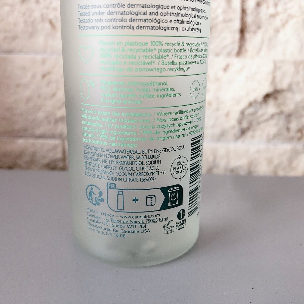 Caudalie Vinoclean Moisturizing Toner 100ml NEW - Picture 5 of 6